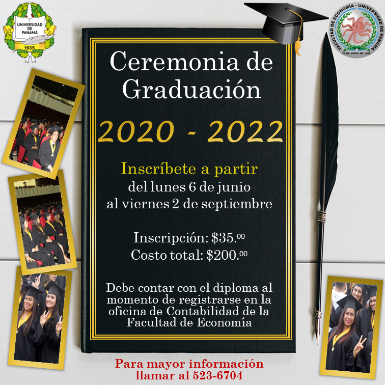 Inscripciones ceremonia de graduación 2022