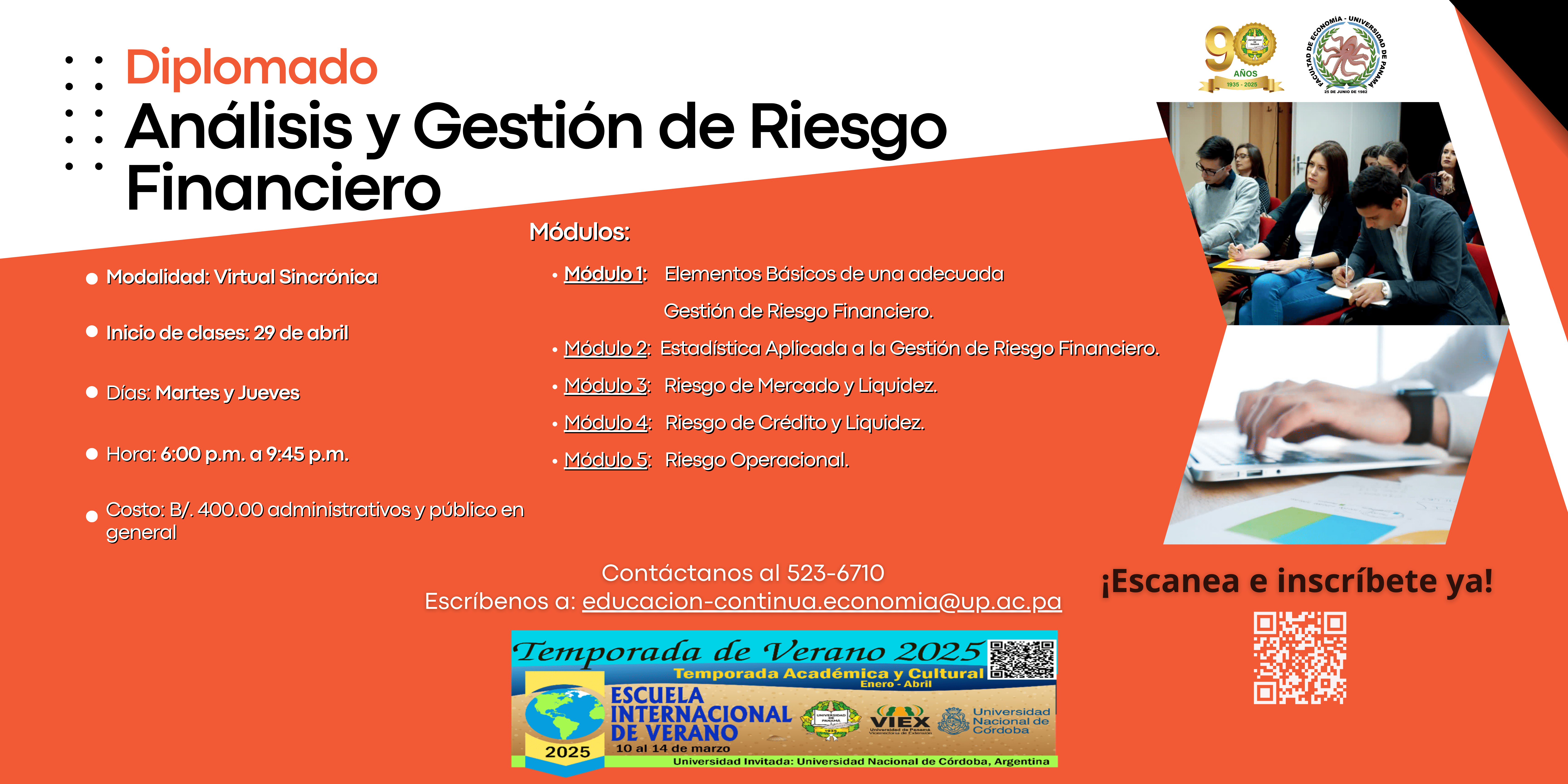 Diplomado en Análisis y Gestión de Riesgo Financiero