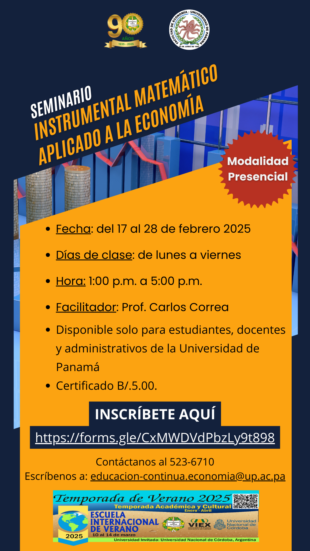 Seminario de instrumental matemático aplicado a la economía