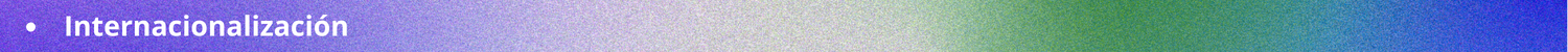 Internacionalización