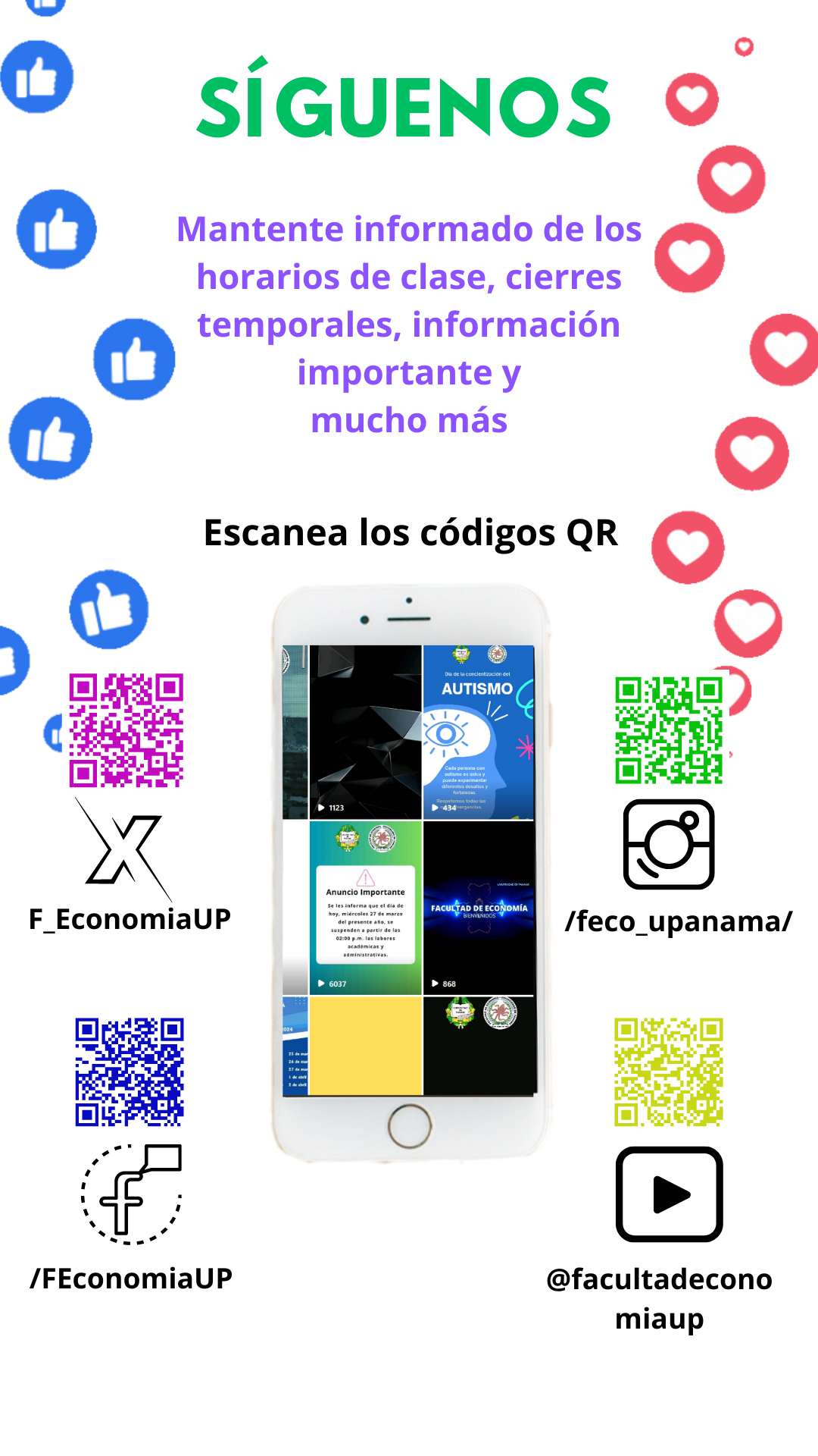 Síguenos en Nuestras Redes Sociales