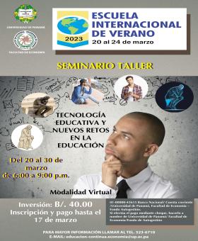 Seminario / Taller: "Tecnología educativa y nuevos retos en la educación"
