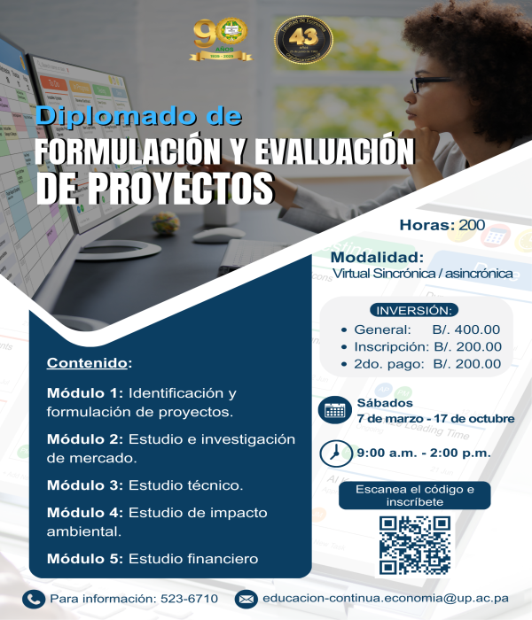Diplomado en Formulación y Evaluación de Proyectos